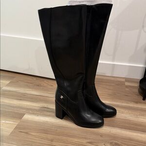 Gianni bernini Black Knee-High Boots size 5.5